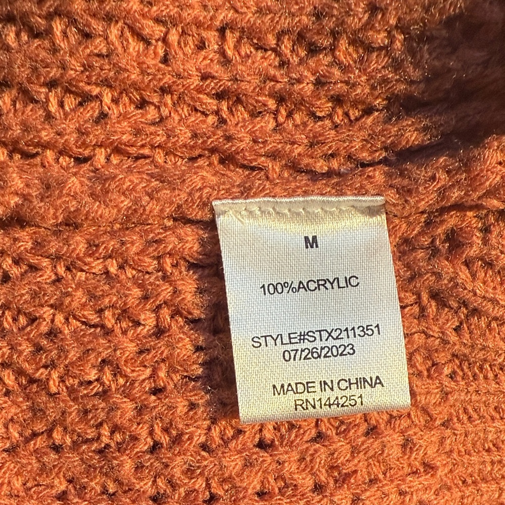 Cozy Kids' Rust Sweater - Picture 5 of 5